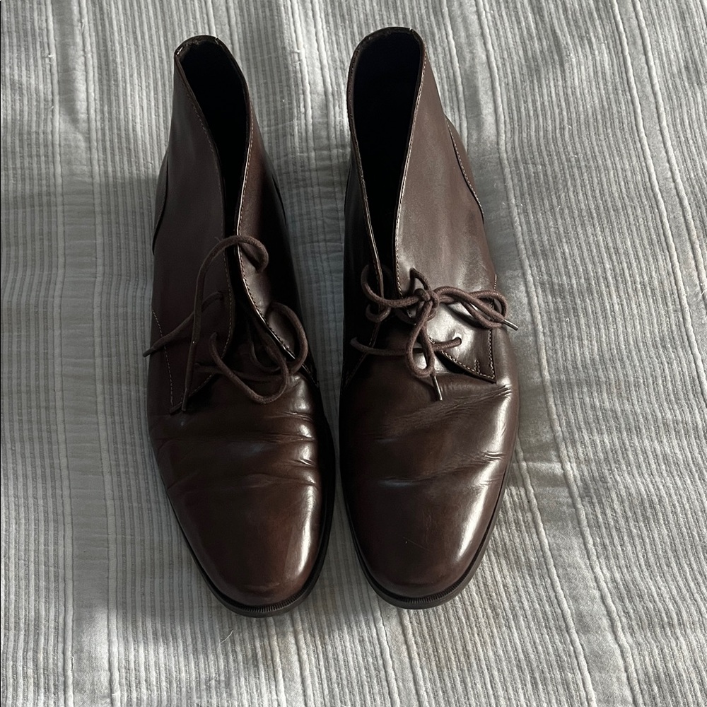 Cole Haan Dark Brown Chukka Boots